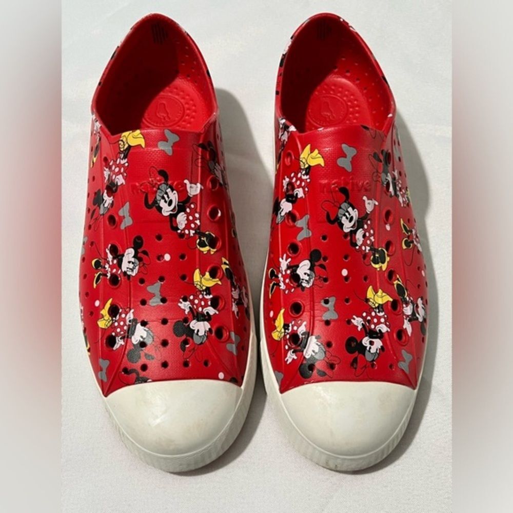 Native Disney Minnie Mouse shoes clogs slip on sandals‎ size 9M/men 11W/women